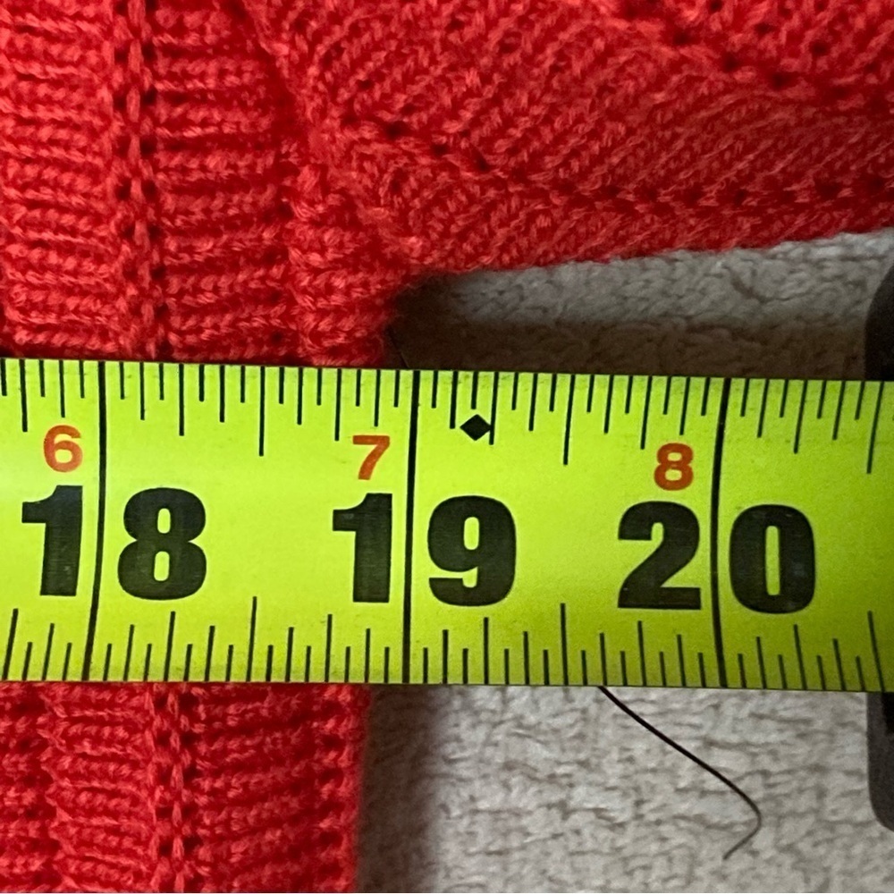 NEW Tuckernuck Adi Knit Bell Sleeve Dress Women’s XL Red Pomander Place Designer - Picture 10 of 13
